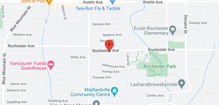 map of 1126 ROCHESTER AVENUE